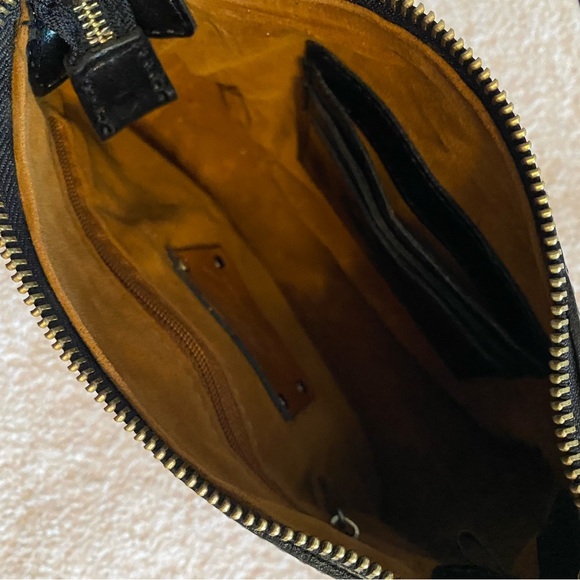 Patricia Nash Black and Brown Crossbody Bag - Picture 3 of 5